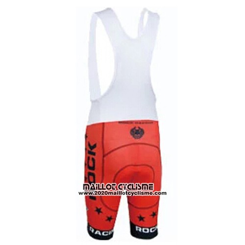2015 Maillot Ciclismo Rock Racing Noir et Orange Manches Courtes et Cuissard